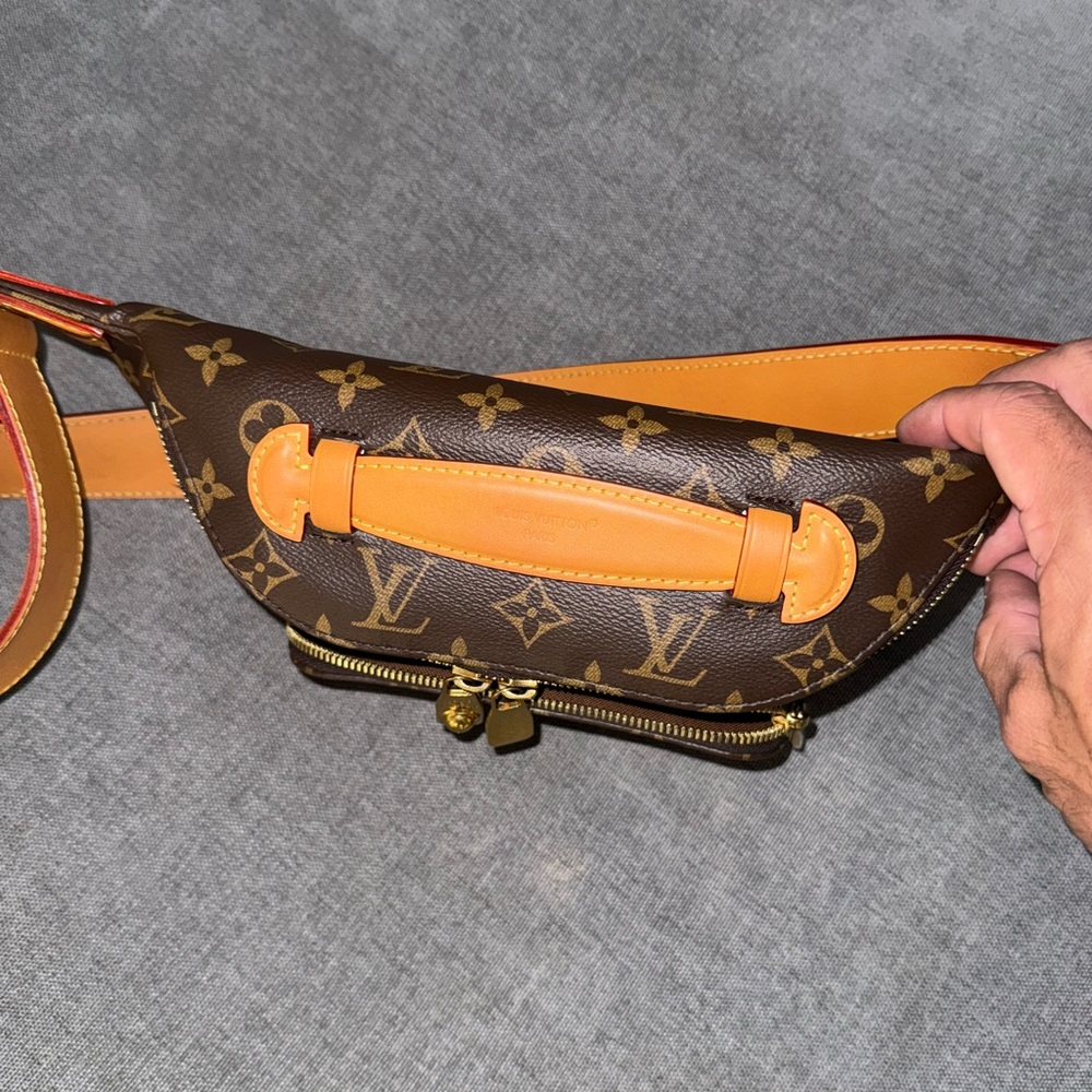 Louis Vuitton Monogram Rush Bumbag in Brown and Tan - Picture 3 of 6